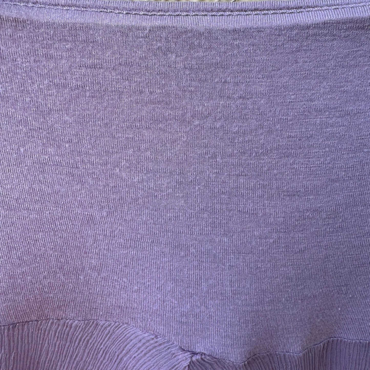 Hale Bob Lavender Silk Blend Ethereal Fairycore Chiffon Handkerchief Hem Skirt S