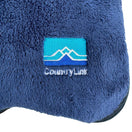 Switch Country Link Navy Fleece Travel Pocket Zippered Pouch Personal Throw Blanket 2 image