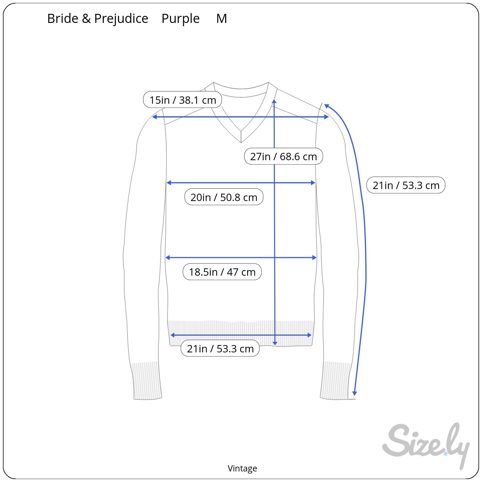 Bride & Prejudice Handmade Purple Womens V-Neck Embroidered Long Sleeve Linen Top