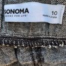 Switch Sonoma Coastal Beachy Linen Utility Cargo Jogger Pants Minimalist Womens 10 NEW 2 image