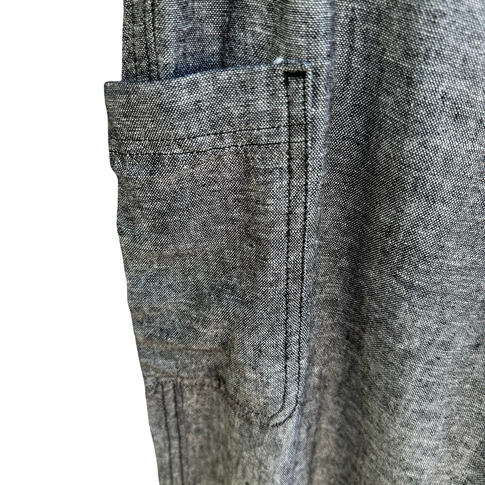 Sonoma Coastal Beachy Linen Utility Cargo Jogger Pants Minimalist Womens 10 NEW