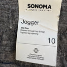 Switch Sonoma Coastal Beachy Linen Utility Cargo Jogger Pants Minimalist Womens 10 NEW 3 image