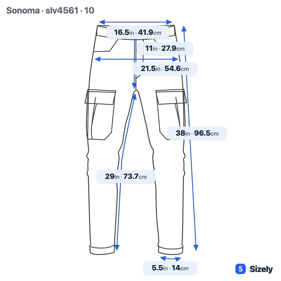 Sonoma Coastal Beachy Linen Utility Cargo Jogger Pants Minimalist Womens 10 NEW