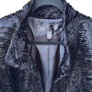 Switch Apostrophe Womens Black Faux Fur Cropped 3/4 Sleeve Evening Bolero Jacket XL 2 image