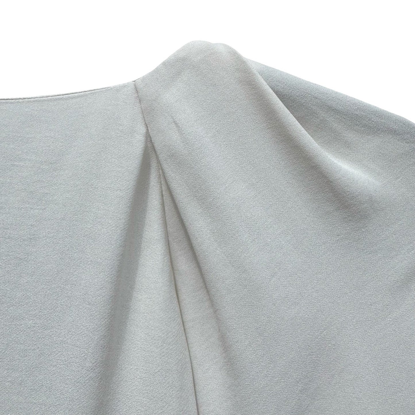 Express Womens S Cream V-Neck Bishop Sleeve Blouse Romantic Coquette Feminine