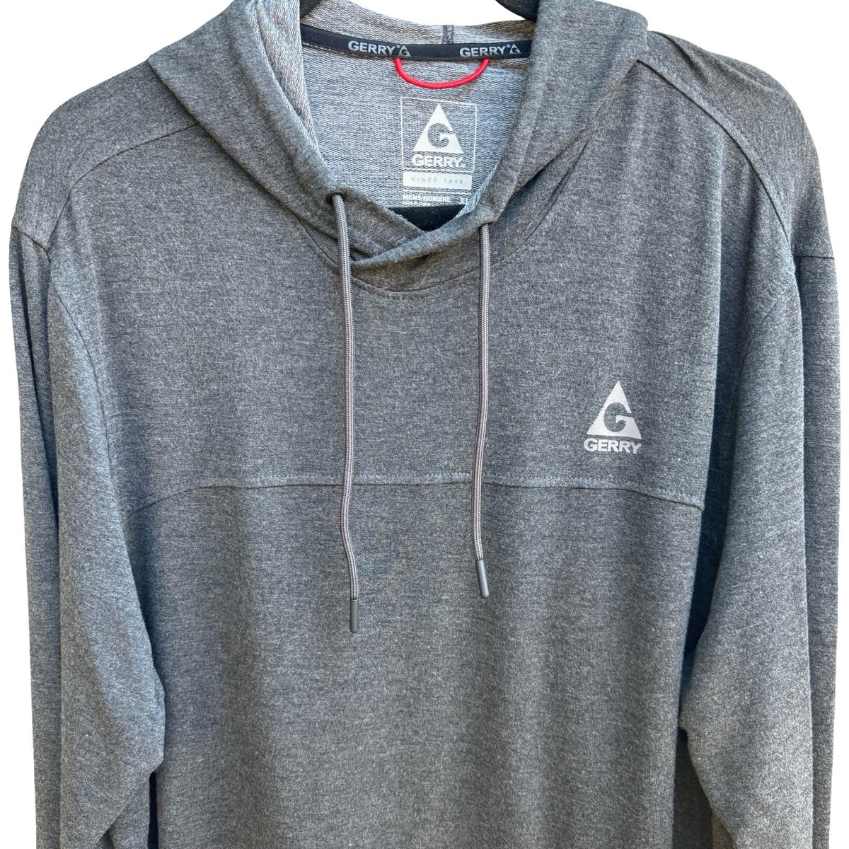 Gerry Gorpcore Athleisure Lightweight Stretch Active Stretch Hoodie Gray Mens XL