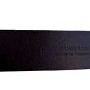 Switch Mens Large Brown Genuine Leather Belt Silver Buckle Made in Guatemala Casual 2 image
