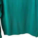 Switch Vintage 70s Emerald Green V-Neck Raglan Sleeve Fine Knit Sweater Womens Small 3 image