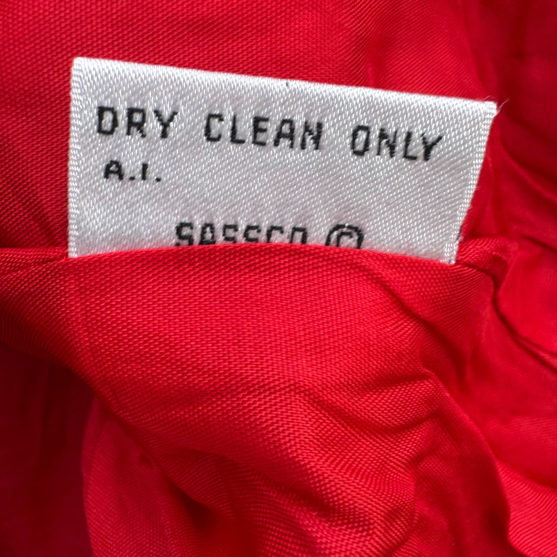 Kasper ASL Vintage Wool Red Button-Up Blazer Jacket Womens 2 Preppy Professional