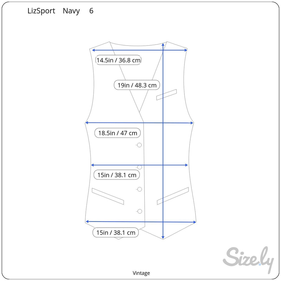 LizSport Vintage Womens Colorful Cropped Chain Trinket Print Gold Button Vest 6