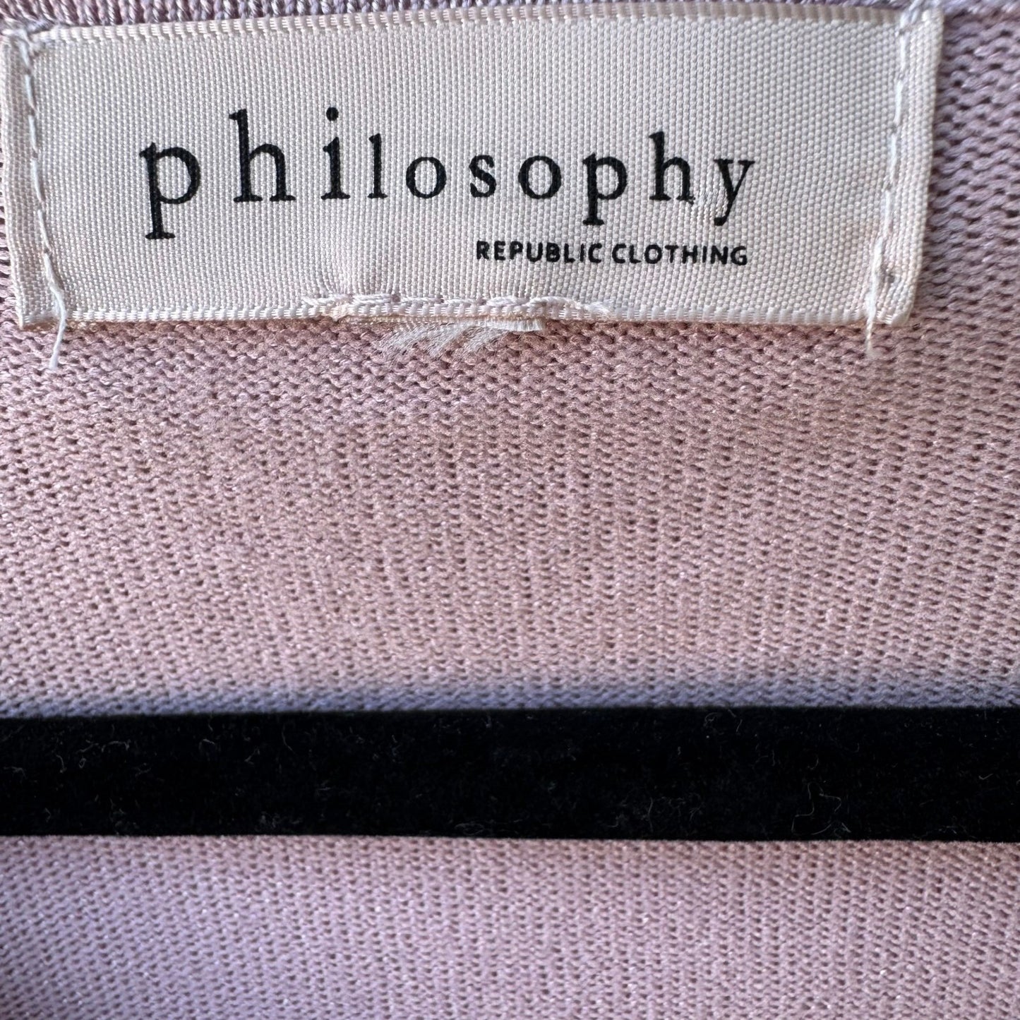 Philosophy Coquette Balletcore Preppy Soft Girl Zip Puff Sleeve Cardigan Sweater