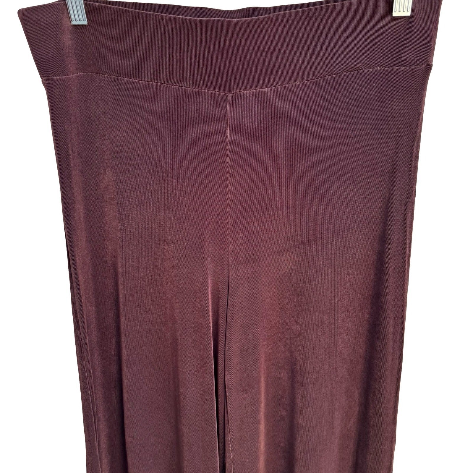 Boston Proper Vintage Brown Wide Leg Palazzo Pants High Rise Stretch Jersey Med