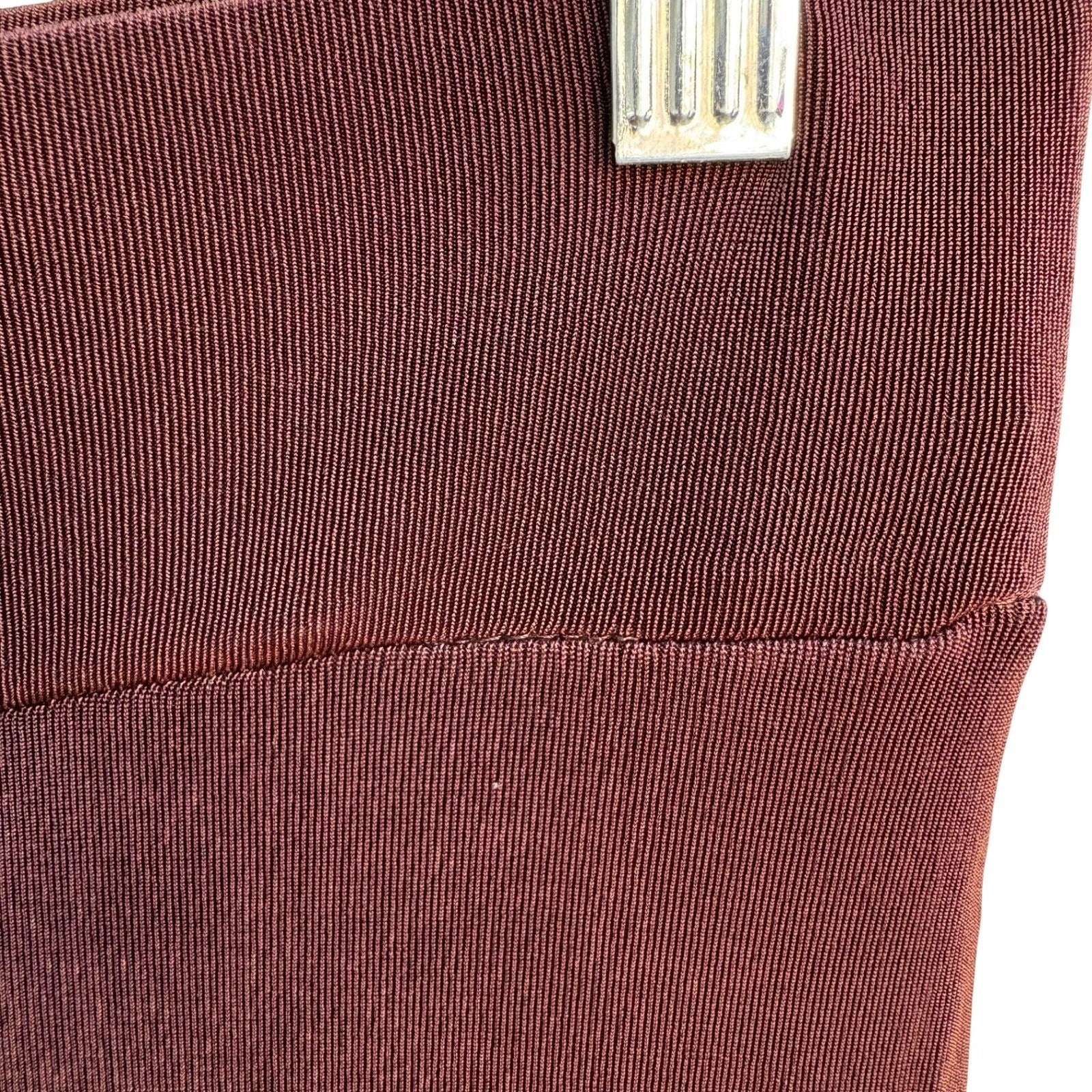 Boston Proper Vintage Brown Wide Leg Palazzo Pants High Rise Stretch Jersey Med
