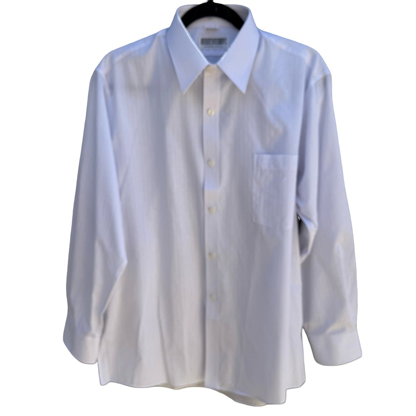 Daedo Vintage Korean Deadstock Minimalist Dapper Pinstripe Dress Shirt Mens L