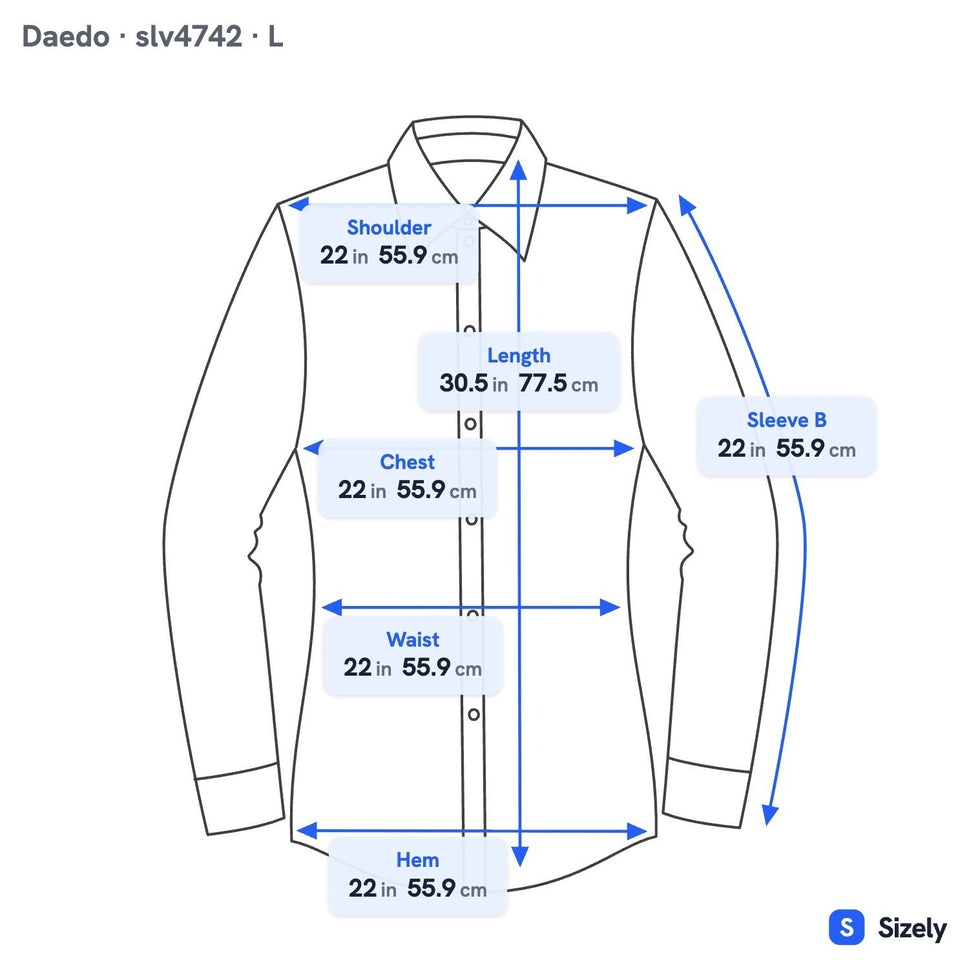 Daedo Vintage Korean Deadstock Minimalist Dapper Pinstripe Dress Shirt Mens L
