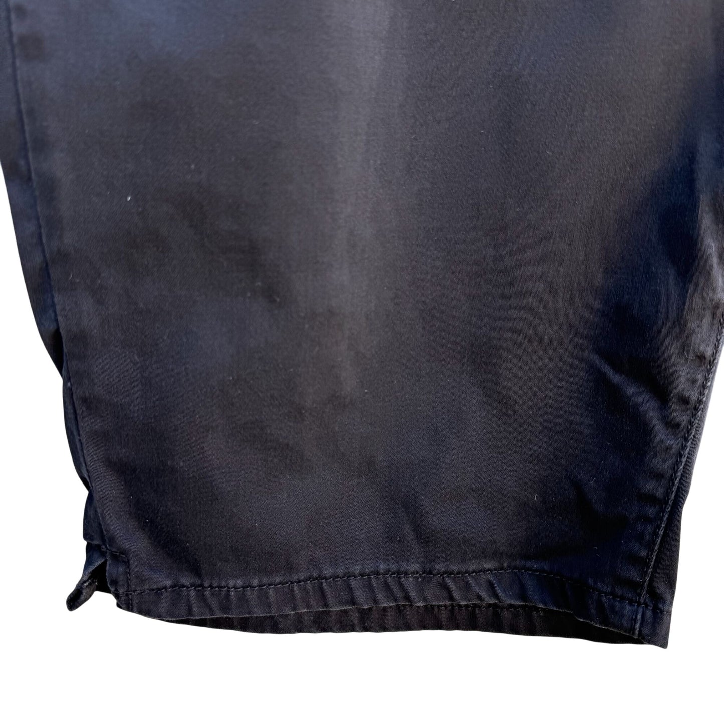 Elite Jeans Vintage Womens Embroidered Beaded Black Denim Shorts Plus Size 21/22