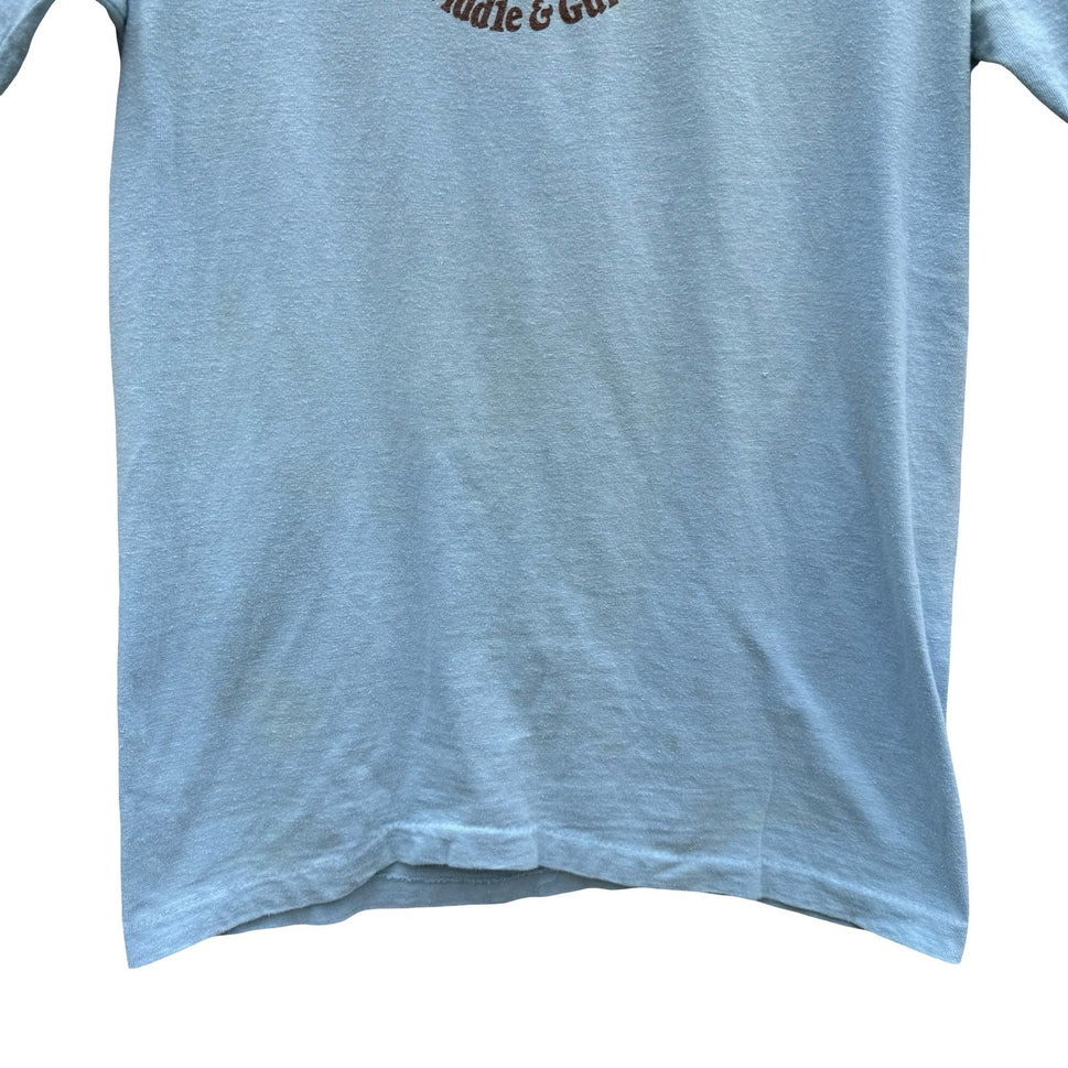 Anvil Vintage 1979s 49er Banjo Fiddle Guitar Festival Shirt Blue Single Stitch S