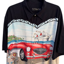 Switch Tori Richard Vintage Mens Cruise Travel Corvette Short Sleeve Hawaiian Shirt 2XL 3 image